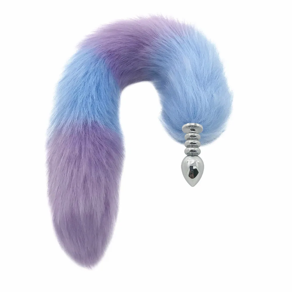Cosplay Fox Tail Unisex Supple Sexy With Black White Halloween Family Cos Props Couples Life Flirting Anal Plug | Красота и здоровье