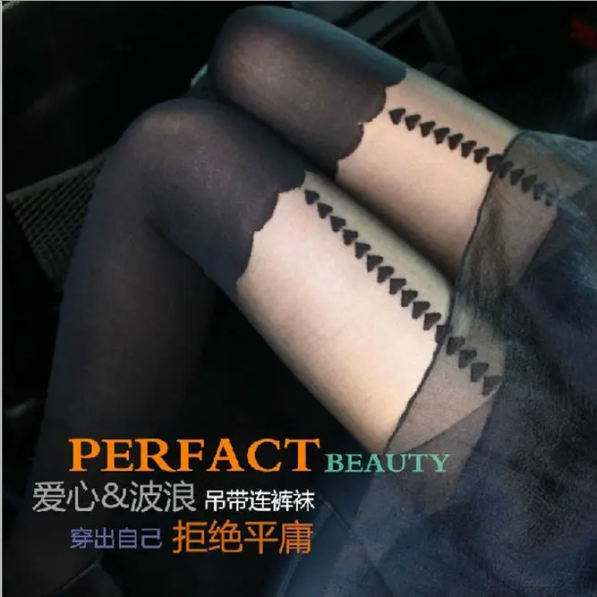 Симпатичные колготки девушки женщины сексуальное отвесное шланга шелковый