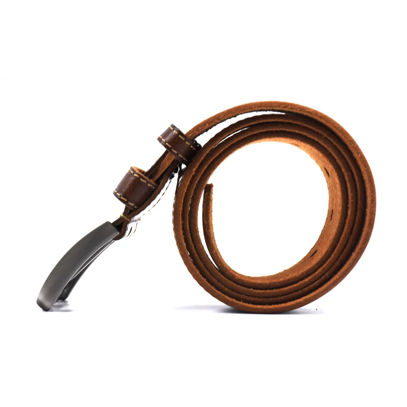 Роскошный ремень из натуральной кожи для мужчин джинсовый с пряжкой мужской