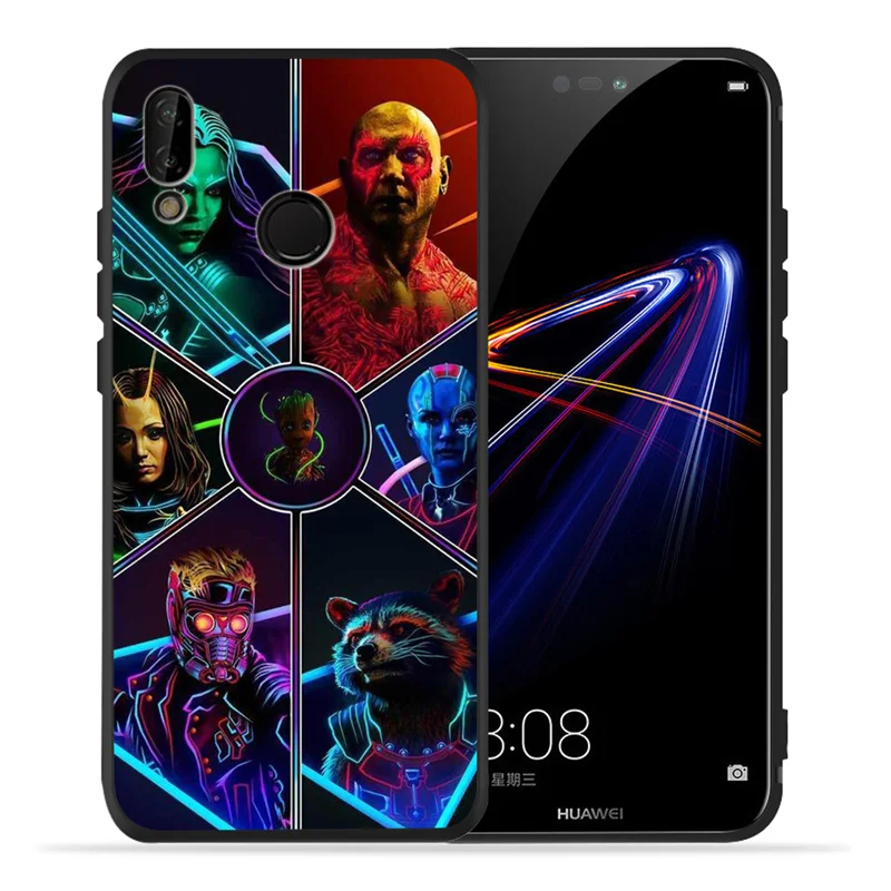 H0296 Роскошный Марвел Мстители Грут для huawei P8 P10 P20 P30 mate 10 20 Honor 8 8X 8C 9 10 Lite Plus Pro Чехол Coque Etui Funda - Цвет: H0296