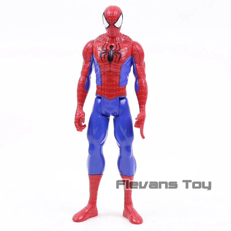 spiderman no box Супергерои Marvel Мстители танос Черная пантера Капитан Америка Тор Железный человек паук халкбастер Халк фигурка 1" 30 см - Цвет: spiderman no box