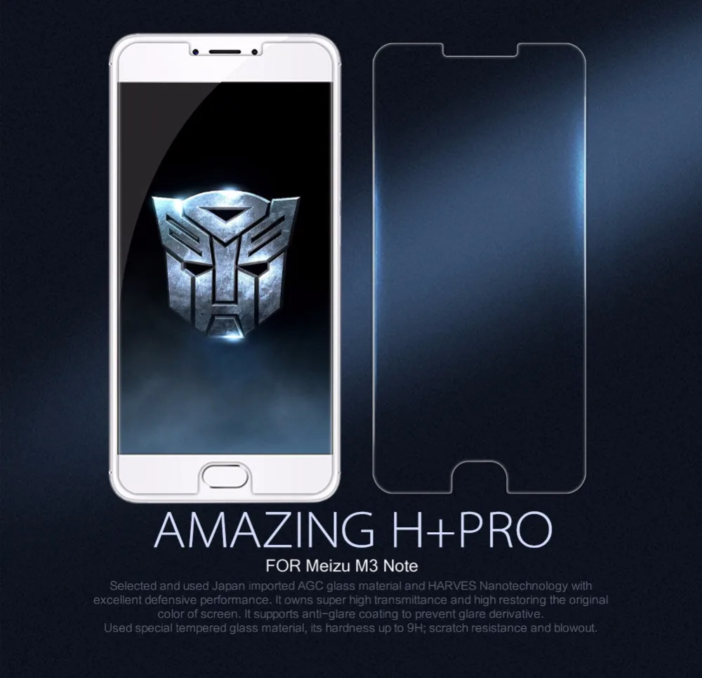 Meizu M3 Note Tempered Glass Nillkin Amazing H H+Pro Anti-Explosion Screen Protector For | Мобильные телефоны и