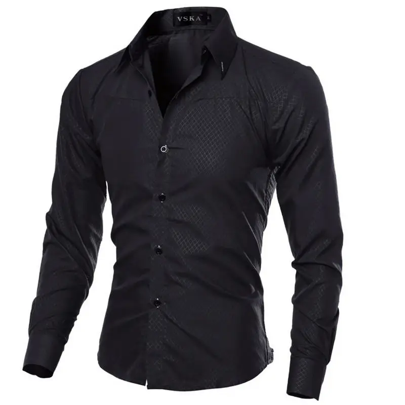 5XL размера плюс брендовая Хлопковая мужская одежда, однотонные мягкие мужские рубашки с длинным рукавом, мужские рубашки, Повседневная облегающая одежда, Лидер продаж