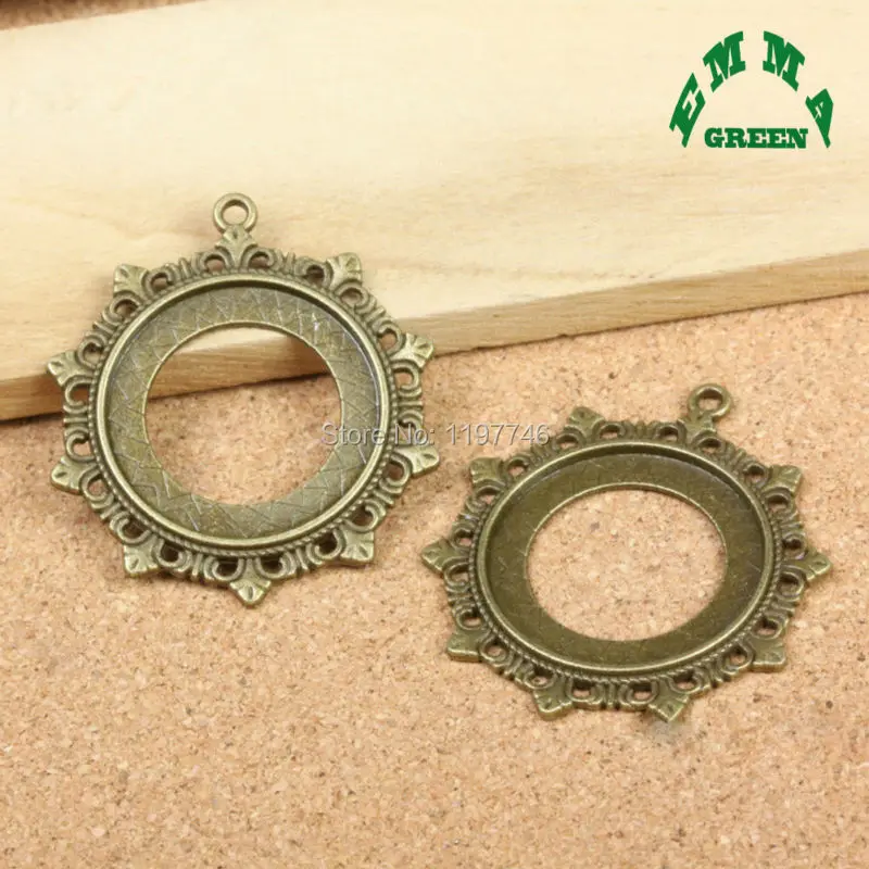 Оптовая продажа новейшая 10 шт. антикварная филигранная камео кабошон основа для