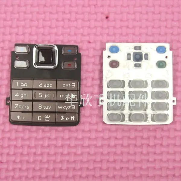 Новинка коричневые клавиатуры для Nokia 6300 корпус основная функция кнопки чехол