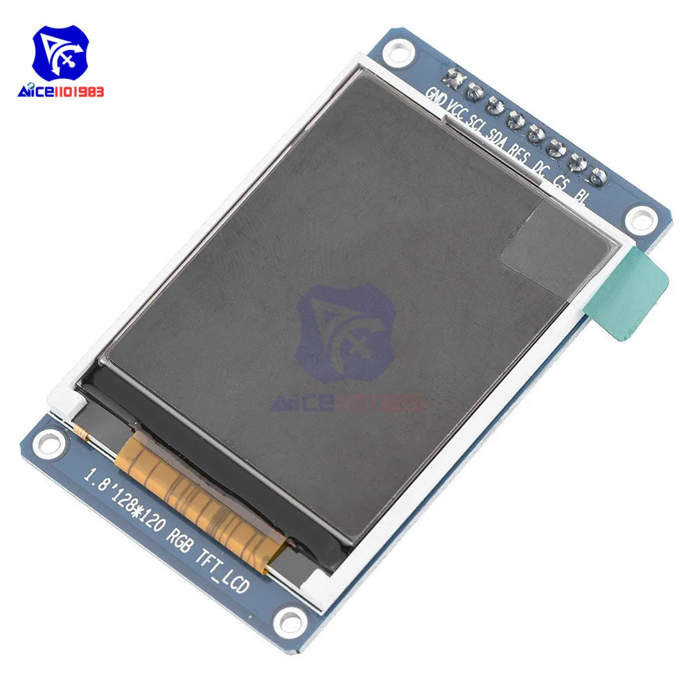 1 8 дюйма контактный 128*160 RGB TFT ЖК экран модуль SPI интерфейс ST7735 IC драйвер для Andruio STM32