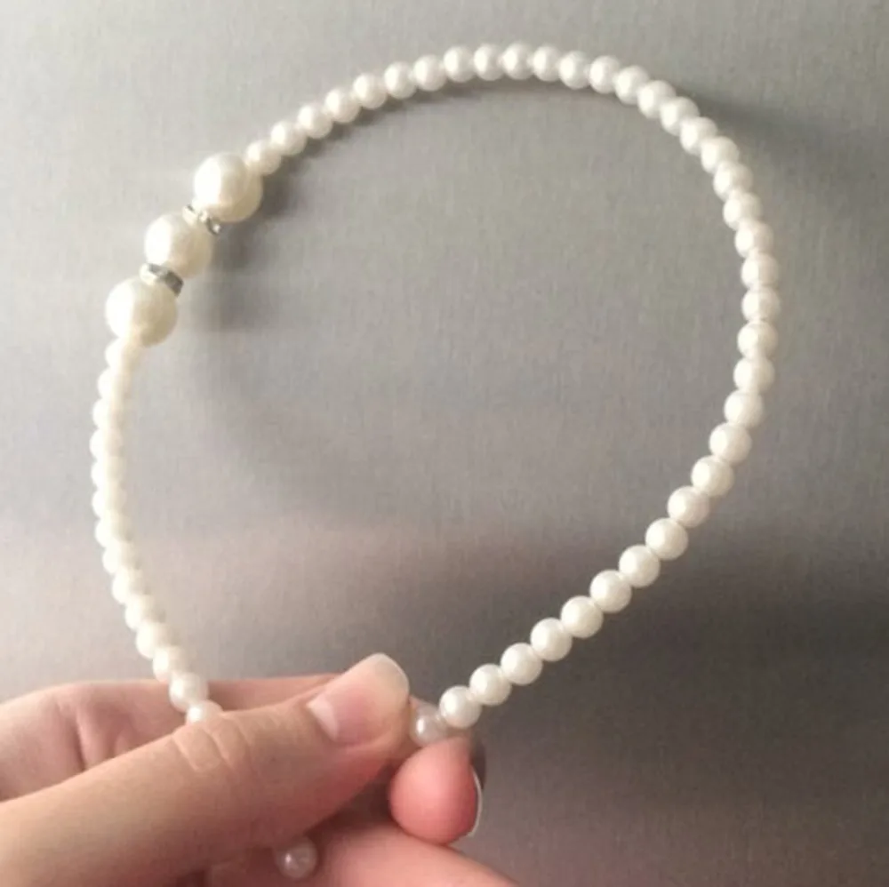 Женская повязка на голову с жемчужинами элегантная аксессуары для волос |