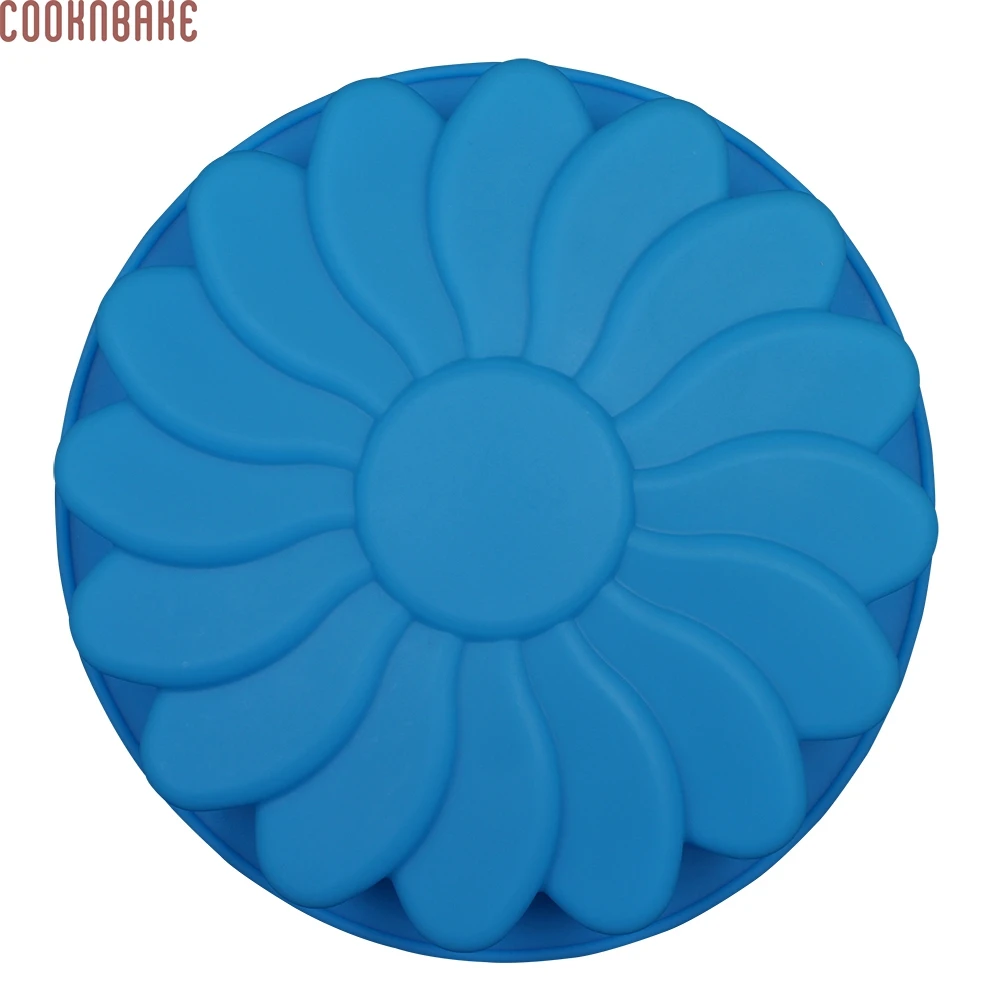 COOKNBAKE DIY Silicone Cake Mold Single Flower Baking Pan Sun Jelly FDA Quality CDSM-124 | Дом и сад