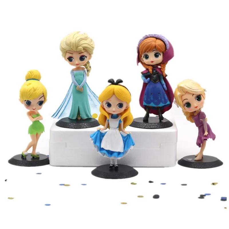 14 16 см Disney Русалочка Белоснежка Принцесса игрушка декоративные украшения ПВХ