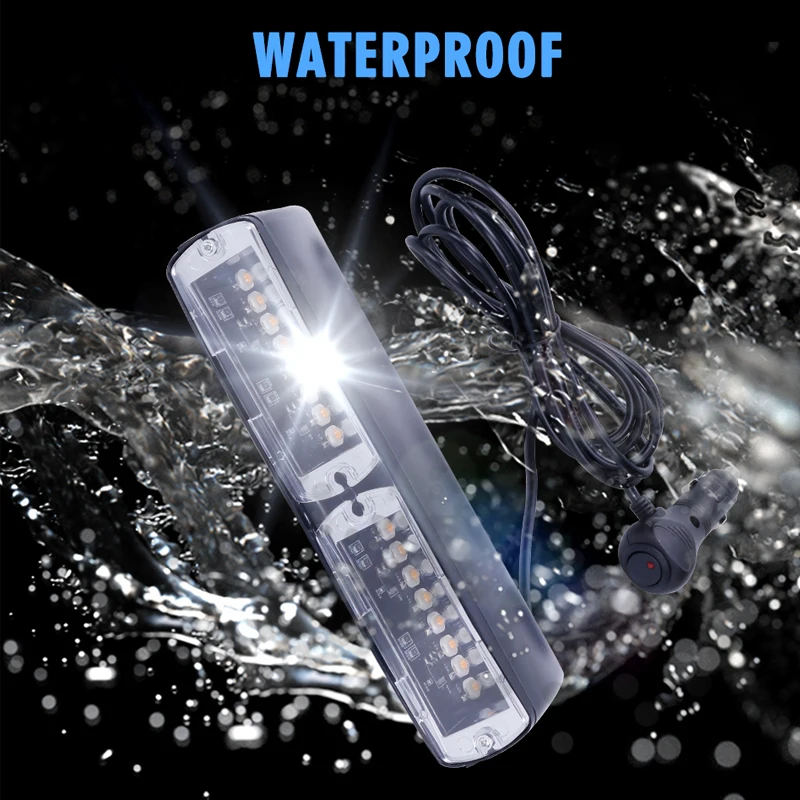 16 светодиодных стробоскопических полицейских огней аварийная вспышка