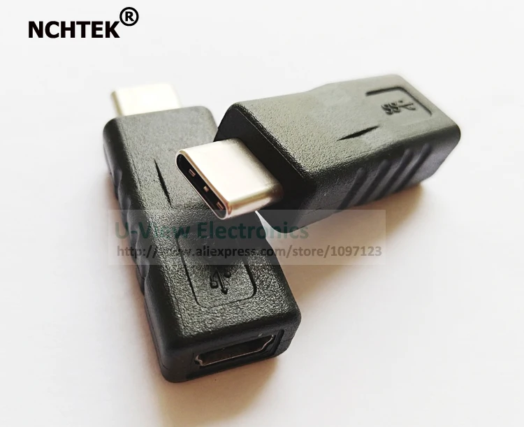 NCHTEK USB 3 1 Type C разъем для MINI 2 0 5Pin Женский адаптер данных планшета и мобильного