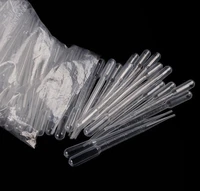 100pcslot 1ml2ml3ml5ml pipettes disposable plastic graduated pasteur pipette dropper polyethylene wholesale