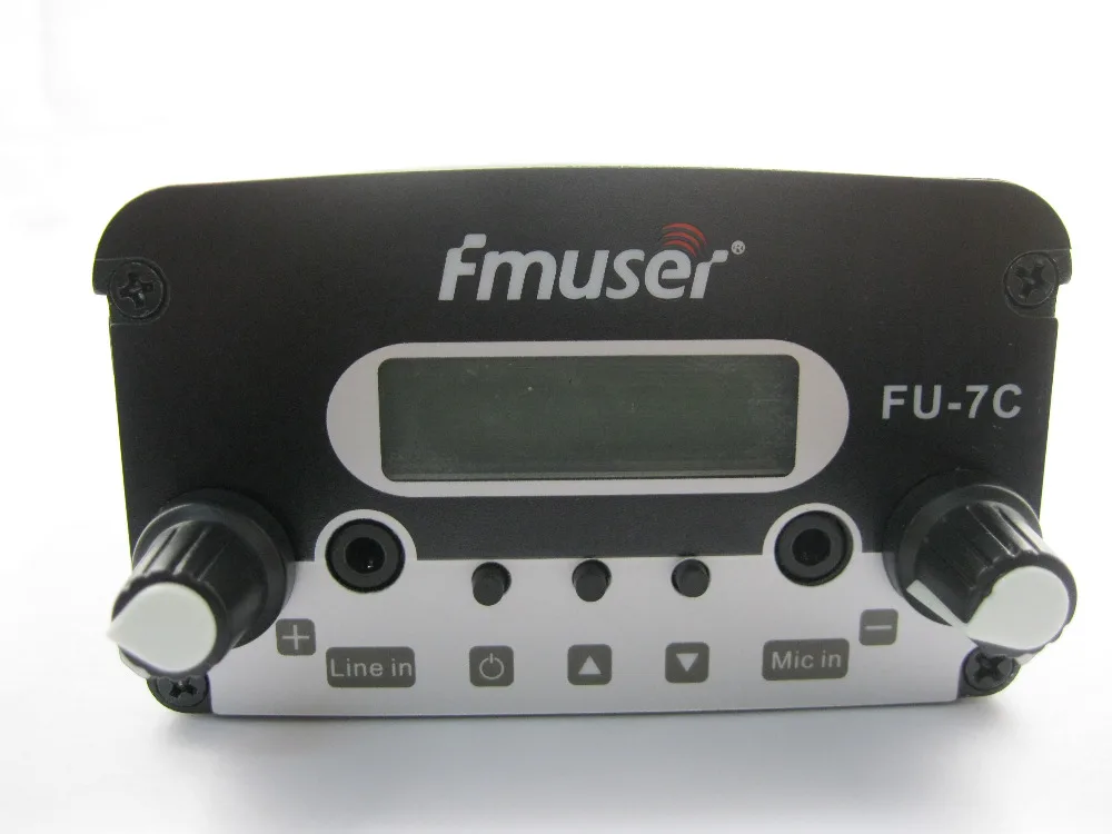 FMUSER FU 7C 7w stereo PLL вещательный передатчик + дипольная антенна блок питания 76MHz ~