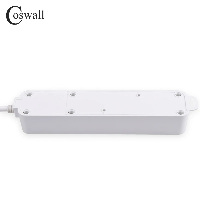 COSWALL Мощность ленты двойной USB зарядка Порты и разъёмы 3 EU переменного тока