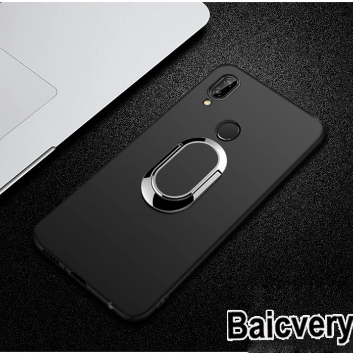 Магнитное кольцо-кронштейн на палец для Asus Zenfone Max Pro M2 ZB631KL матовый Силиконовый