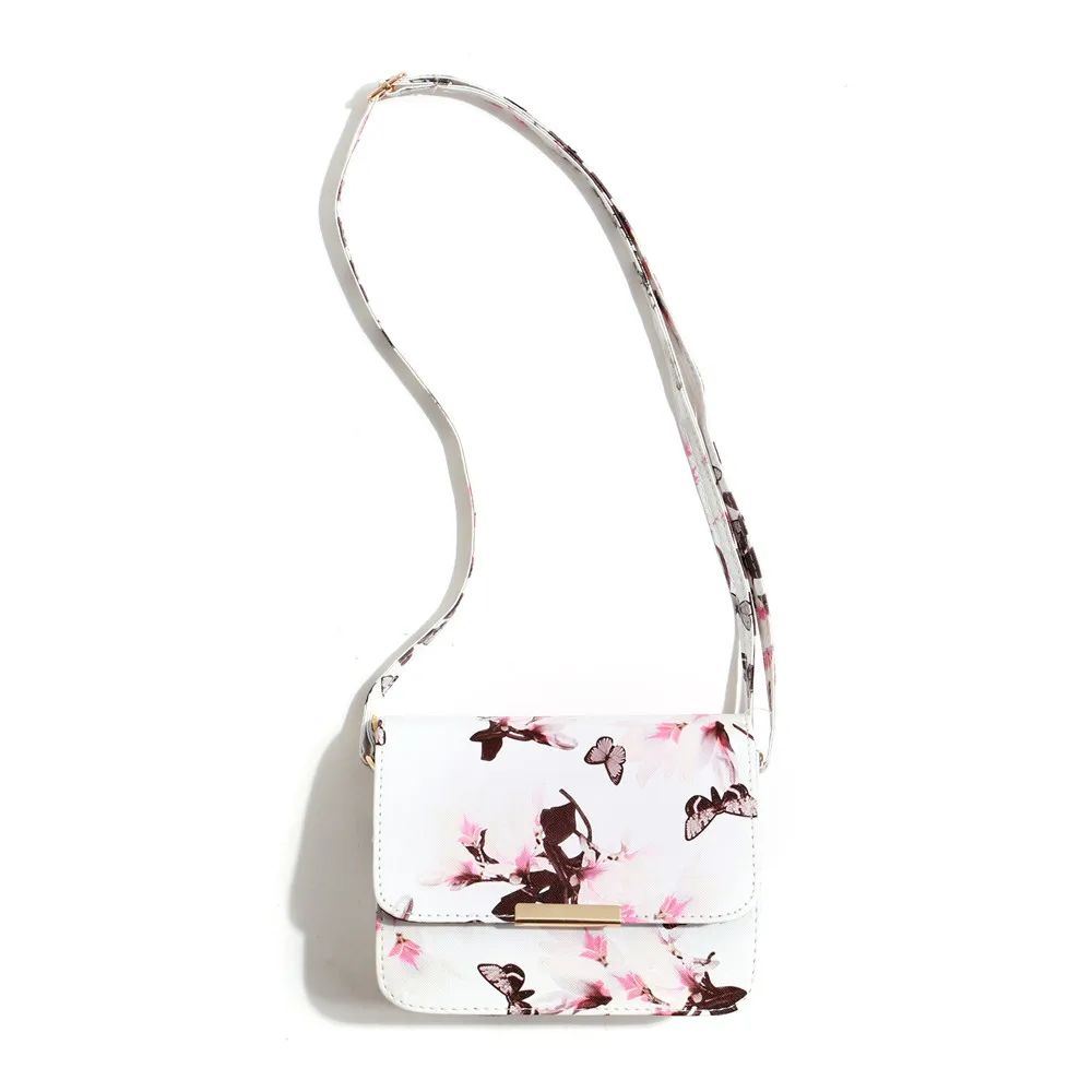 Сумка-кроссбоди женская из искусственной кожи с цветочным принтом | Багаж и сумки