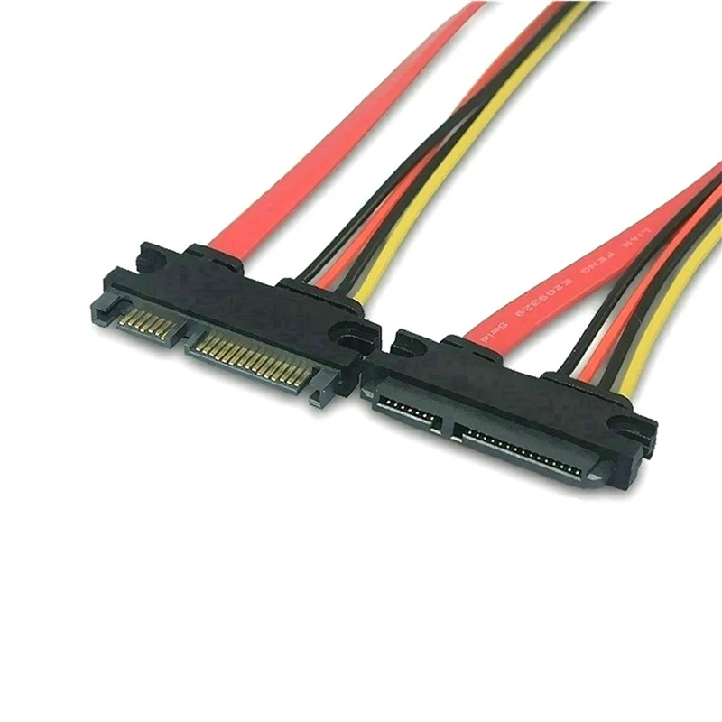 50 см 22Pin Male to Female 7 15 Pin Serial ATA SATA Data Power Combo | Электроника
