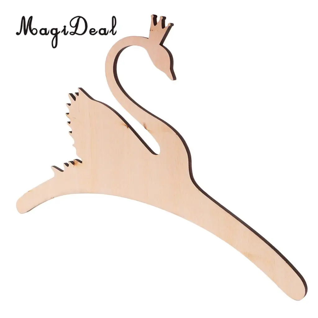 2 шт./компл. новинка лебедь детская комната детское деревянное пальто одежда