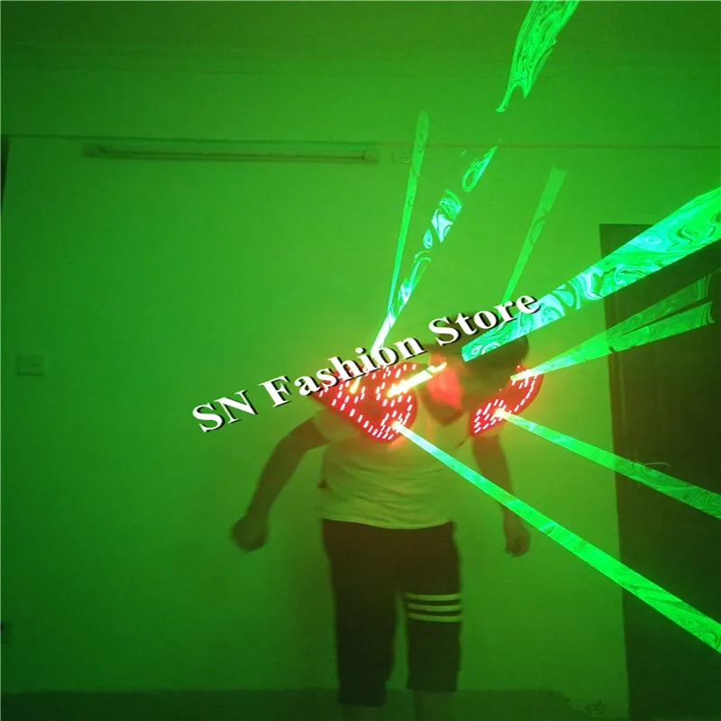 T28 вечерние костюмы для певиц дискотека лазерный жилет лазерное плечо очки