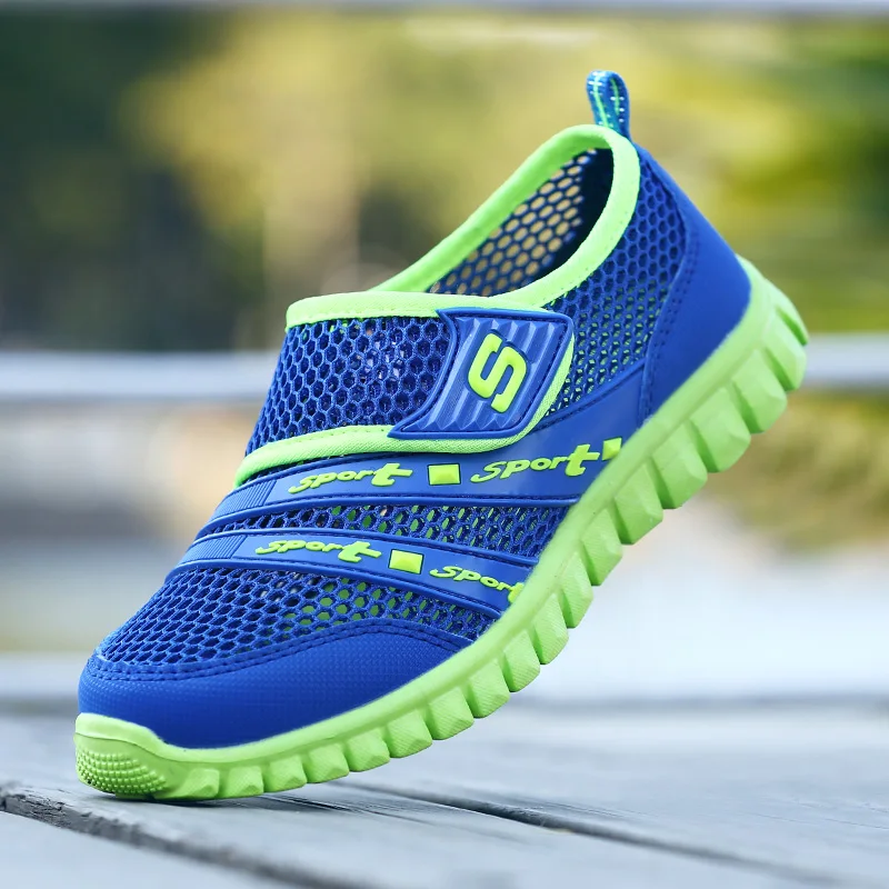 2018 новый стиль детская прогулочная обувь летние дышащие сетчатые детские