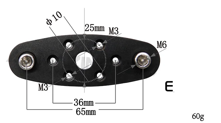 

1PC Aluminum Alloy Folding Propeller Clip 15-36inches Carbon Fiber Props Adapter Various Version Propellers Clamp for Multirotor