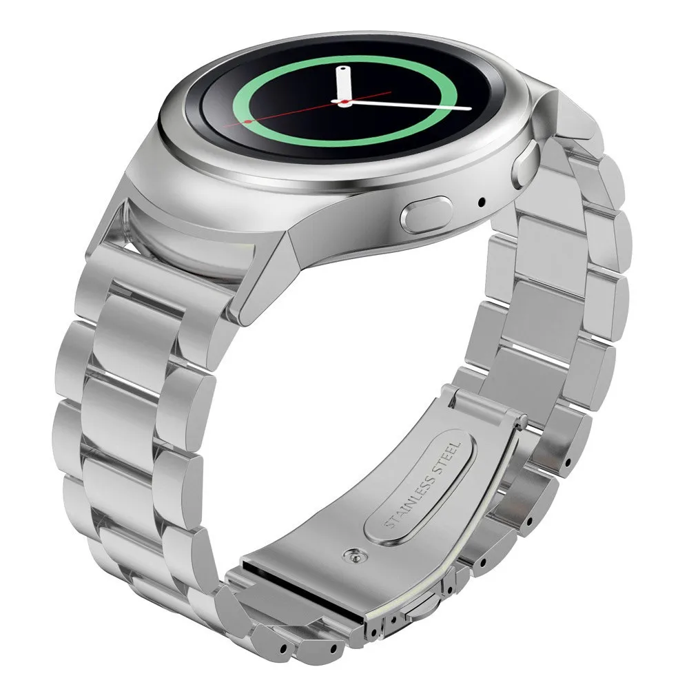Ремешок для часов из нержавеющей стали с адаптером для samsung gear S2 RM-720 Soprt ремешок для samsung gear S2 SM-R720 band