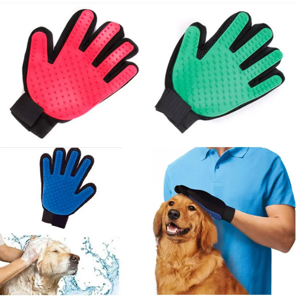 Dog Brush Gloves Hair Cleaning Comb Pet |