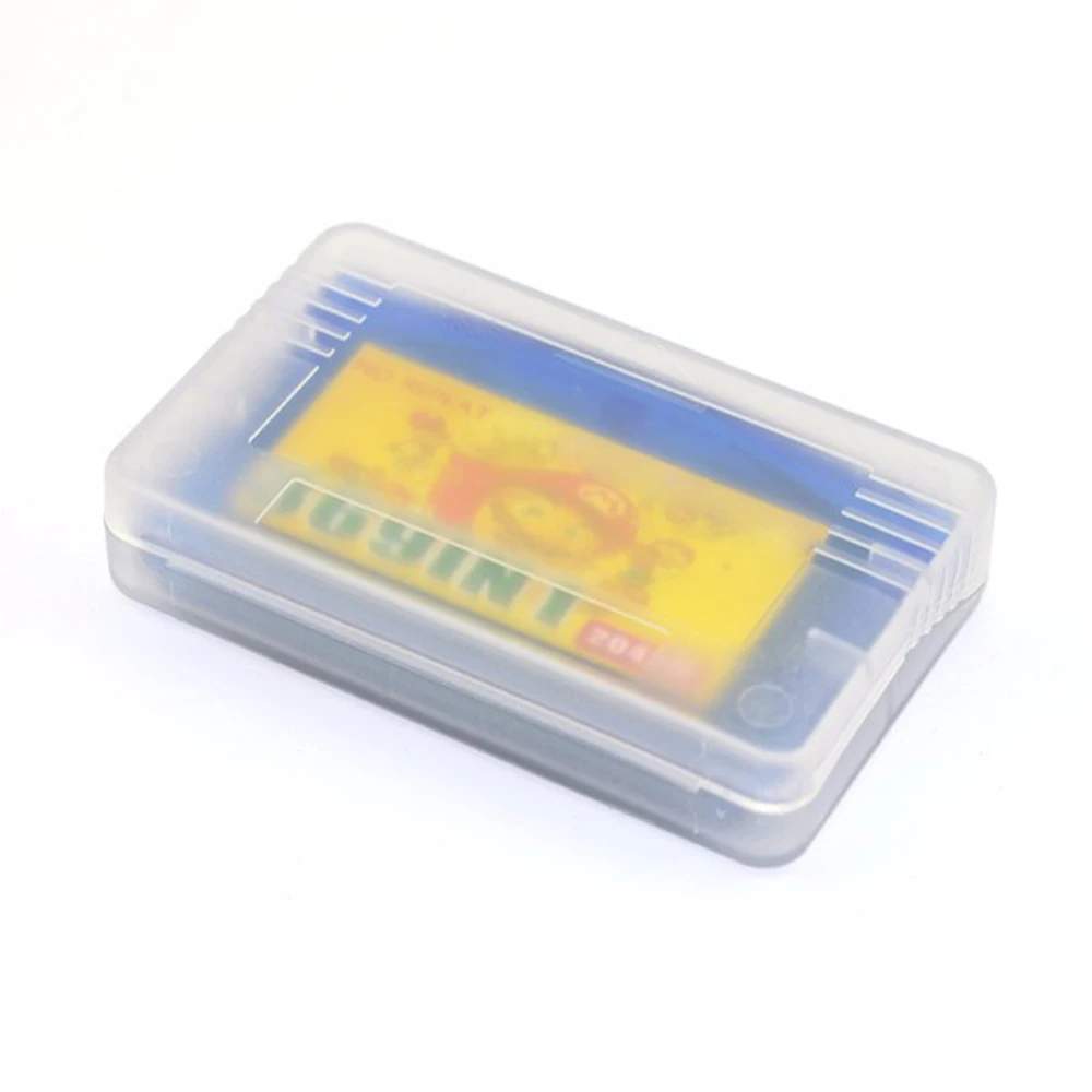 Blue 50 комплектов для GameBoy для Advance 369 в 1 игровая карта для GBA мульти игр бесплатный защитный чехол - Цвет: Blue