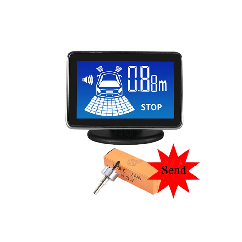 Парктроник OkeyTech с ЖК дисплеем Система помощи при парковке для всех