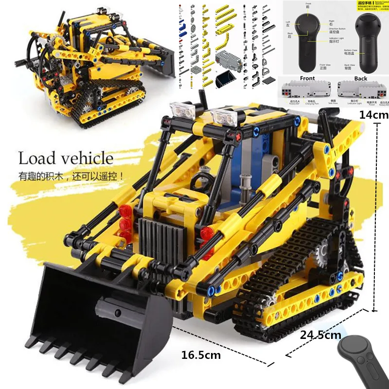 Technic Инженерная серия нагрузки автомобиля набор строительных блоков дистанционного управления автомобиля игрушки для детей совместимый подарок с L бренд