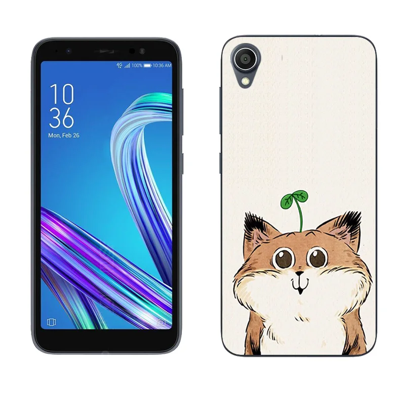Чехол для Asus ZenFone Live (L1) ZA550KL чехол силиконовый городская жизнь расписанный ASUS
