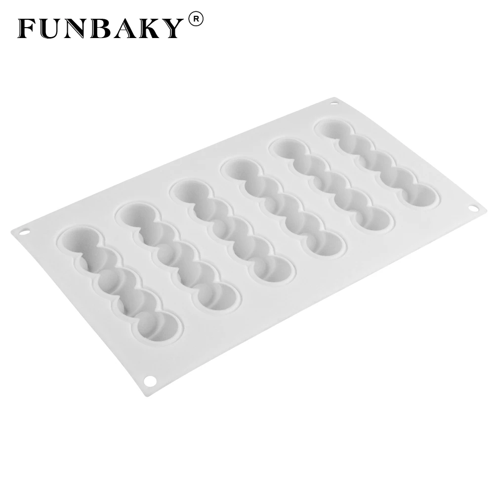 Вогнутая форма шара FUNBAKY инструменты для украшения десертов тортов 3D силиконовые