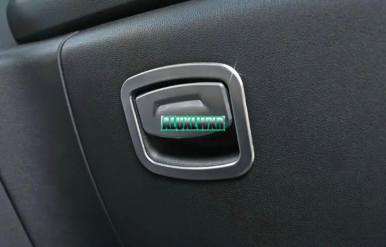 Подходит для Renault Koleos samsung QM6 автомобильное внутреннее покрытие: нержавеющая сталь коробка для хранения со-приводом ручка переключателя отделка крышки отделка 2 шт