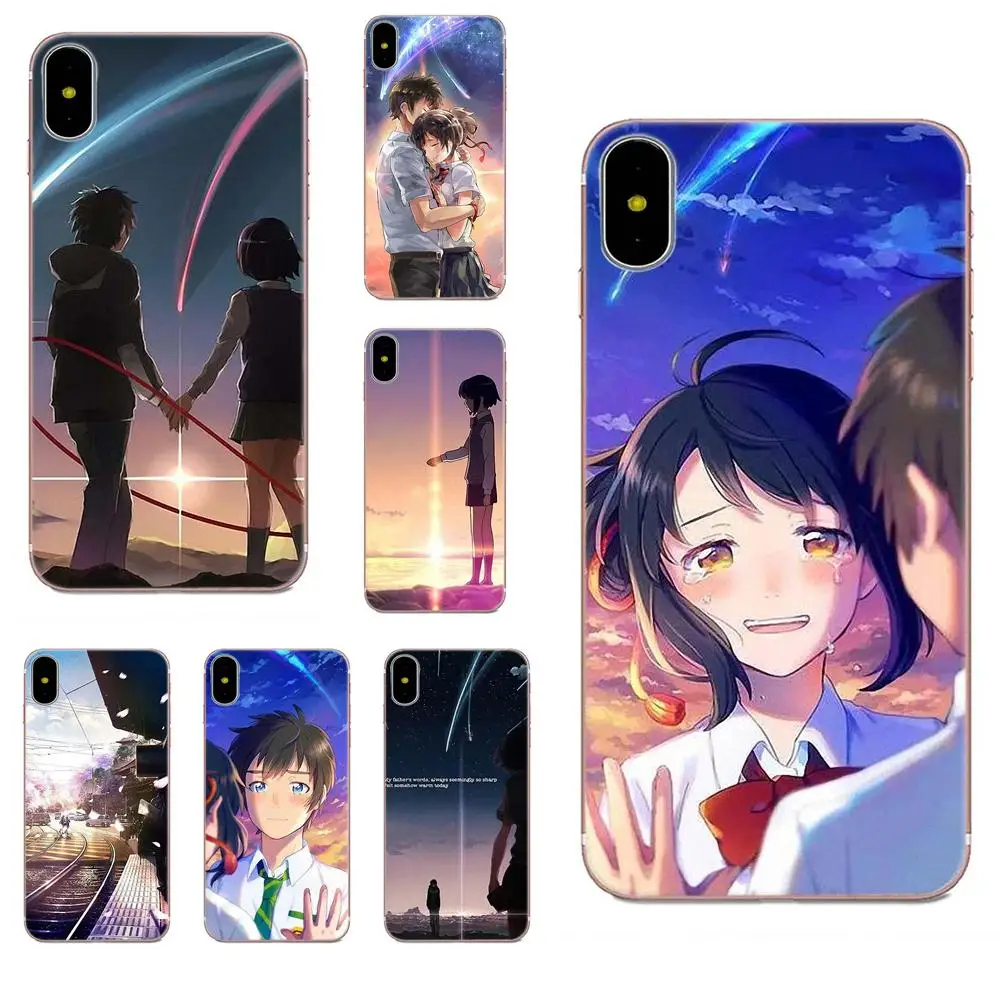 Чехол для телефона аниме ваше имя японский Galaxy J1 J2 J3 J330 J4 J5 J6 J7 J730 J8 2015 2016 2017 2018 mini Pro