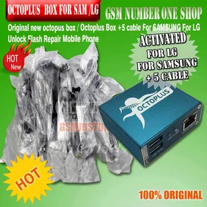 Коробка Octopus box  Octoplus box полностью активирована для LG и Samsung, включая 5 разблокированных кабелей Flash  Repa