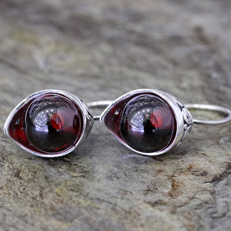 Серебряные сережки и ошейники из тайского серебра S925 пробы с тайскими