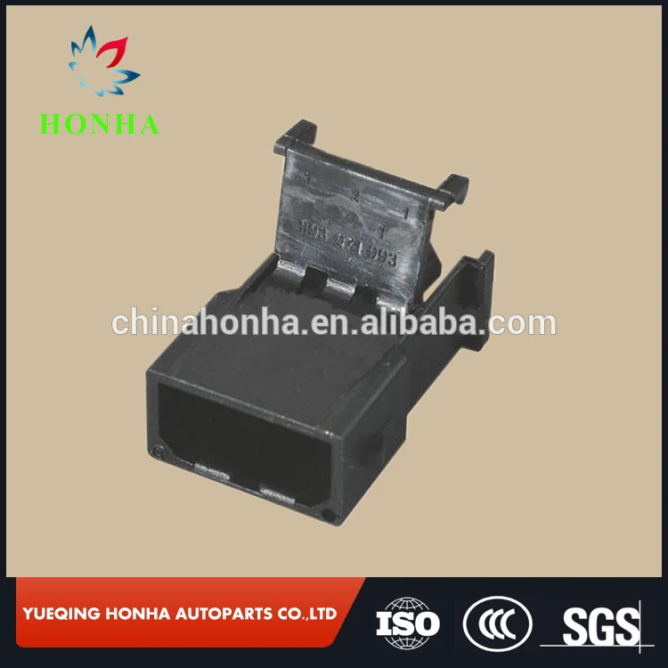

Free shipping 3pin forVW auto plastic housing electric plug 893 971 993 2.8mm wiring harness cable connector 893971993