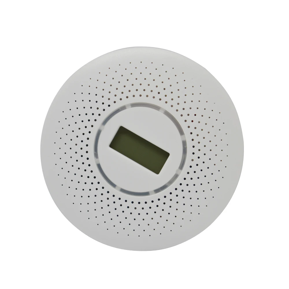 1 шт. потолочный автономный детектор окиси углерода и дыма объединить ЖК дисплей