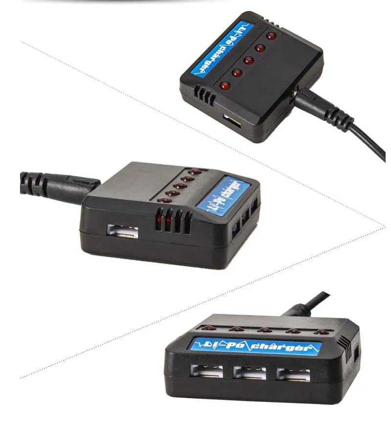 JJRC H8 мини аккумулятор 3,7 в 260 мАч Lipo аккумулятор и(6в1) зарядное устройство для H8 JJRC H8 RC Квадрокоптер Дрон часть H8Mini