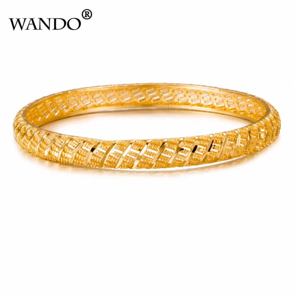 Браслеты WANDO18K для женщин 1 шт. Новое поступление золотого цвета браслеты