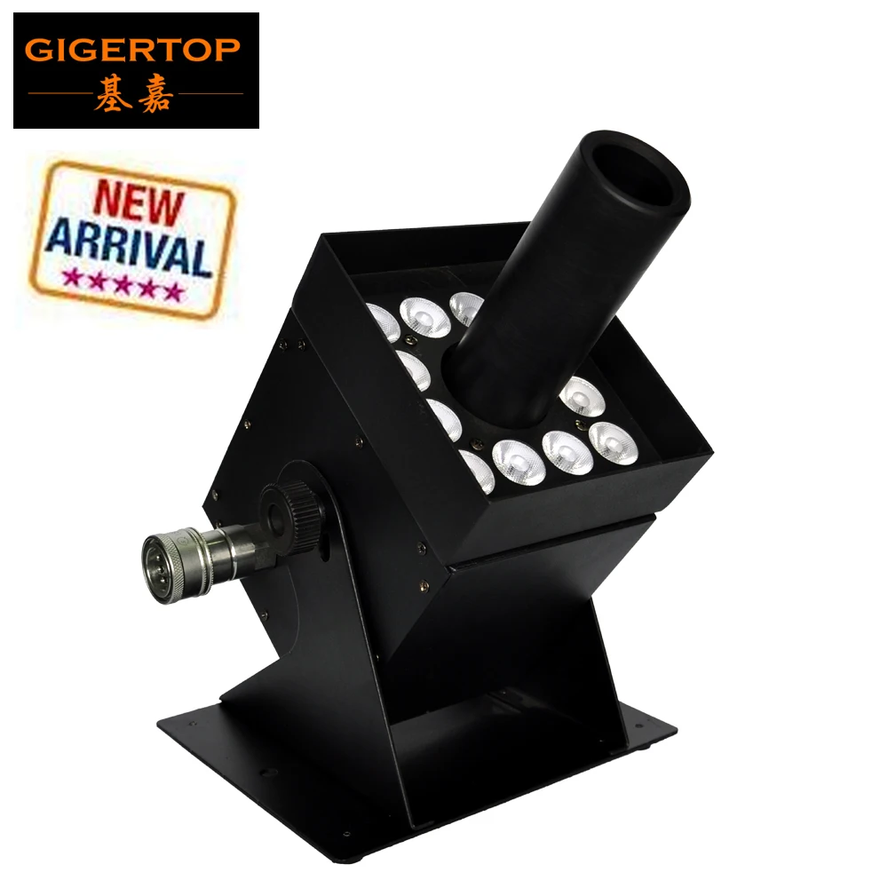 Gigertop TP T21S 12х3вт RGB 3в1 новая струйная машина Co2 дизайн барндверь лучше красочный