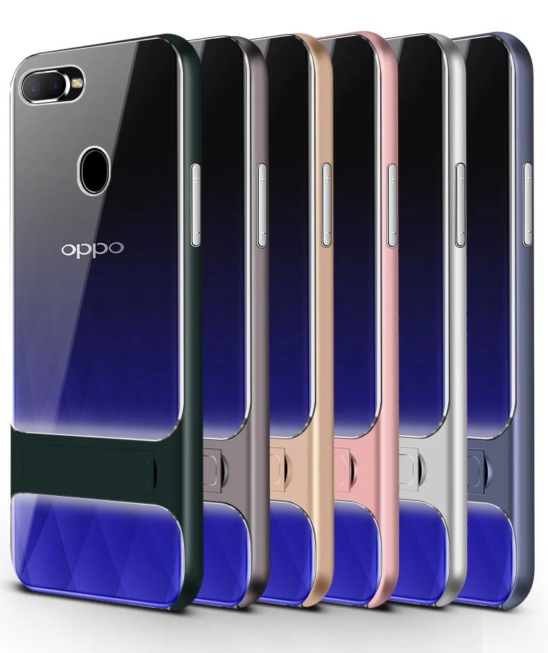 Чехол для мобильного телефона, чехол для OPPO F7 F9 Pro, мягкий 3D стенд, 360 Защитный Гибридный Силиконовый чехол для телефона OPPOF7 OPPOF9 F9Pro, милая сумка