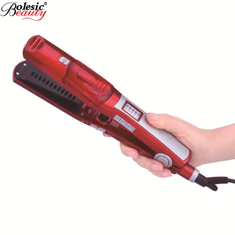 Профессиональный 1 шт. Быстрый паровой выпрямитель для волос железные бигуди