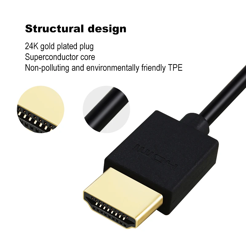 Shuliancable HDMI кабель высокоскоростной HDMI Male-Male 2,0 1080P 3D для Apple tv xbox компьютера 1 м 1,5 м 2 м 3 м 5 м 7,5 м 10 м HDMI