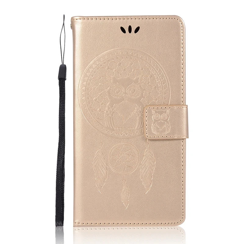 Чехол Etui для Lenovo K6 Note Роскошный кожаный бумажник с совой откидной K53a48 K6Note корпус