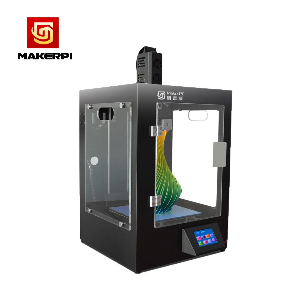 MakerPi многоцветная печать 3D принтер полностью закрытый matchina с нитью + мини M1|3D