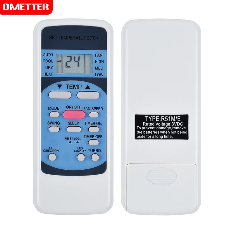 

Split Portable Air Conditioner Remote Control for Midea R51M/E for R51E R51CE R51MCE R51DE R51MBGE High Quality Control