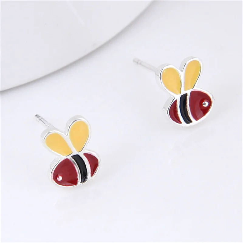 Cute Rabbit Earrings for Woman Sliver Color Metal Earring Korean Fashion Office/career Party Jewelry Girls Oorbellen | Украшения и