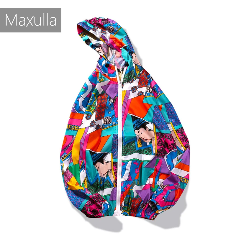 Maxulla печатная стандартная ветрозащитная куртка с защитой от УФ лучей уличные