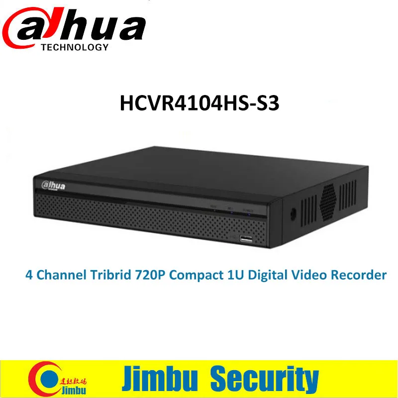 Dahua 4CH Tribrid 720P компактный 1U цифровой видеорегистратор HCVR4104HS S3 H.264 +/H.264 Поддержка